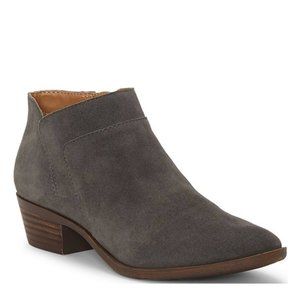 Lucky Brand Brintly2 Suede Block Heel Booties